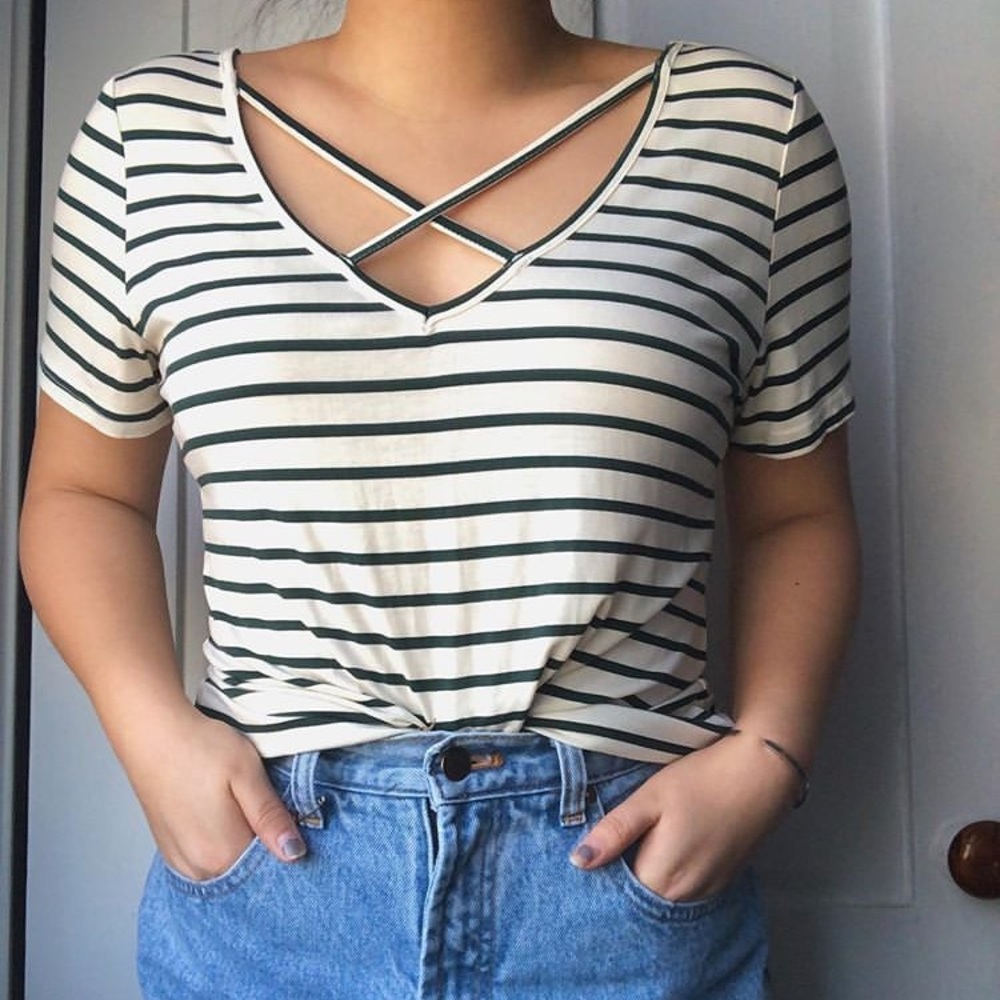 Striped tee